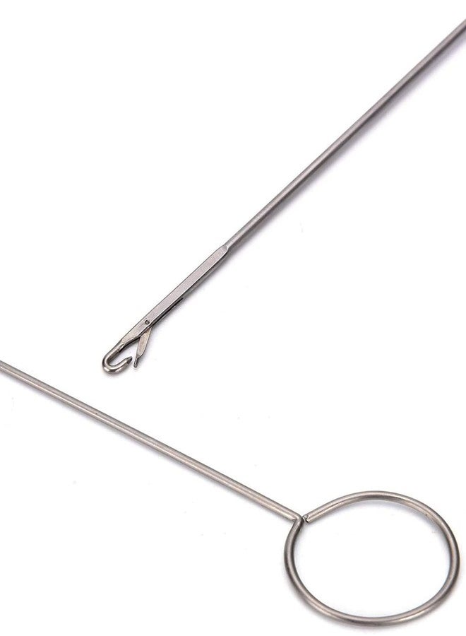 Jasol Sewing Loop Turner Hook with Latch for Turning Fabric Tubes Straps Belts Strips for Handmade Sewing Tools Durable Metal, 1, Steel - Image 5